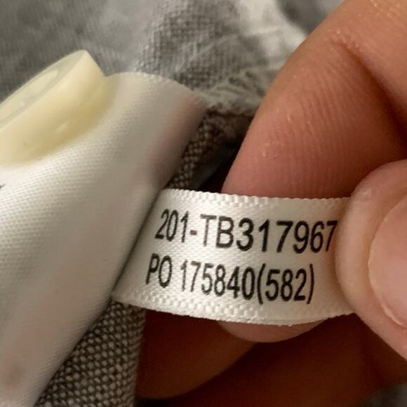 Tommy Bahama XXL Mens Shirt Gray Linen Light Textured Breathable Resort - Picture 9 of 9